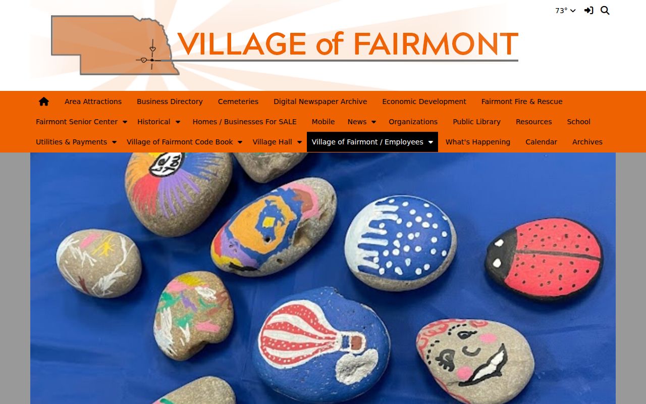 Fairmont criminal records contact page for the village marshal